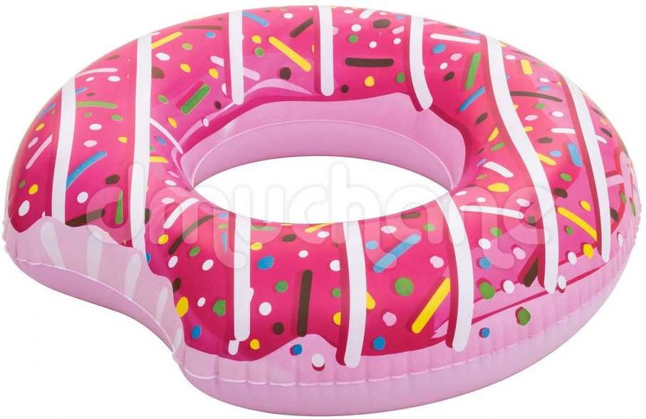 Pripučiamas paplūdimio ratas maudynėms rudas „Donut“ 107 cm „BESTWAY“