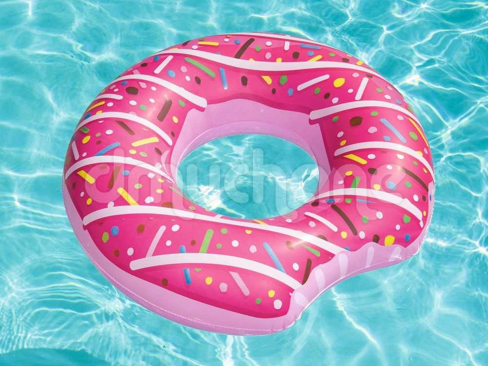 Pripučiamas paplūdimio ratas maudynėms rudas „Donut“ 107 cm „BESTWAY“