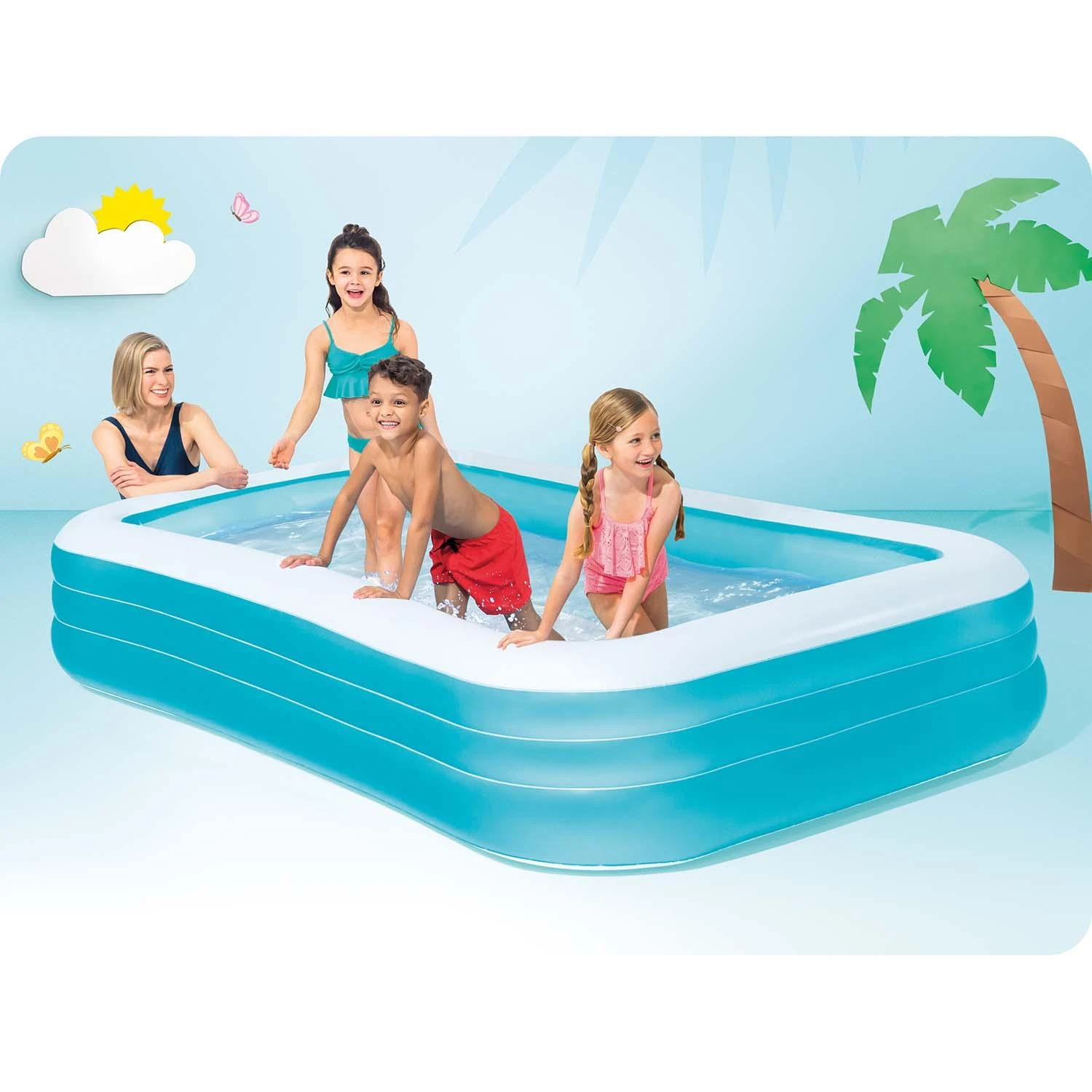 Intex Swim Center Baseinas šeimai, 305x183x56cm
