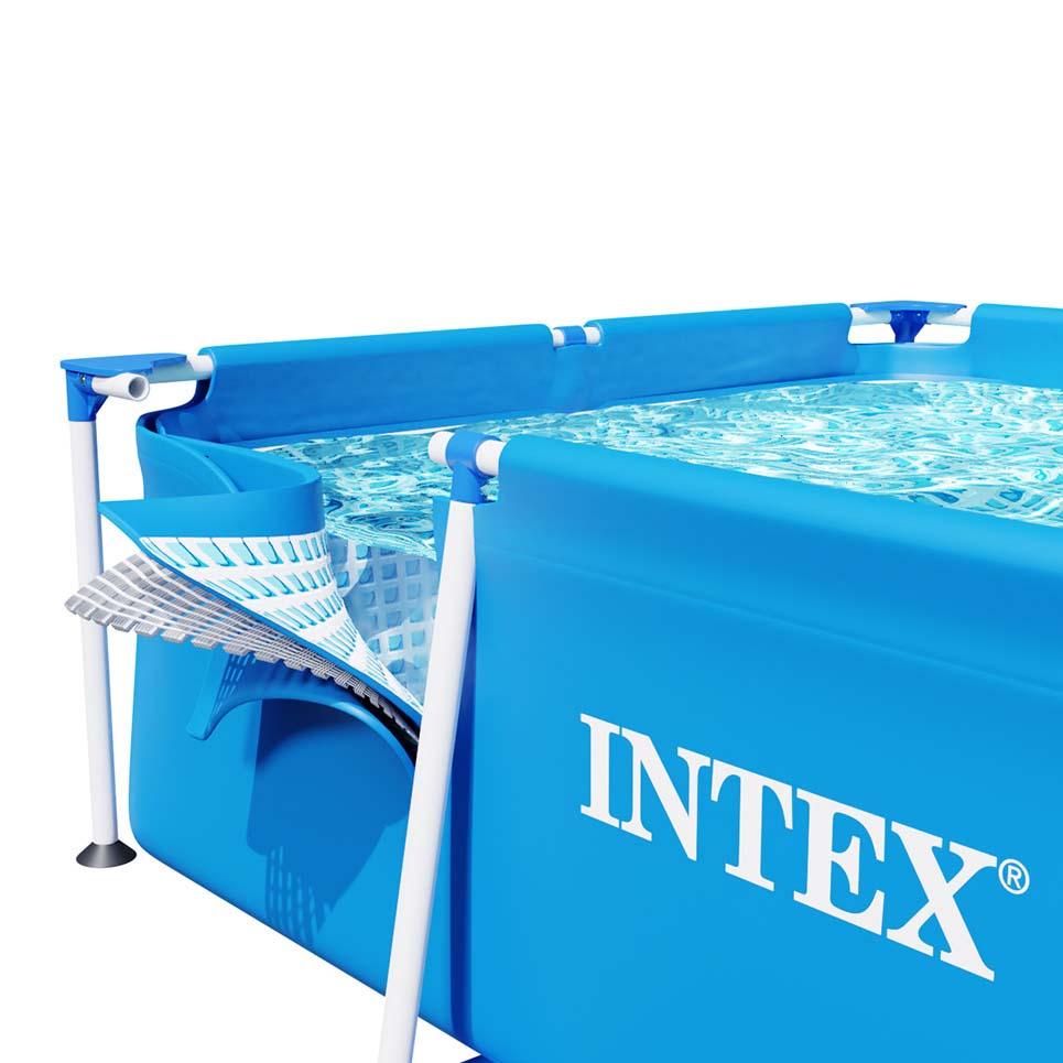 Intex lauko baseinas su rėmu 220 x 150 x 60 cm, 15 viename, modelis 28270