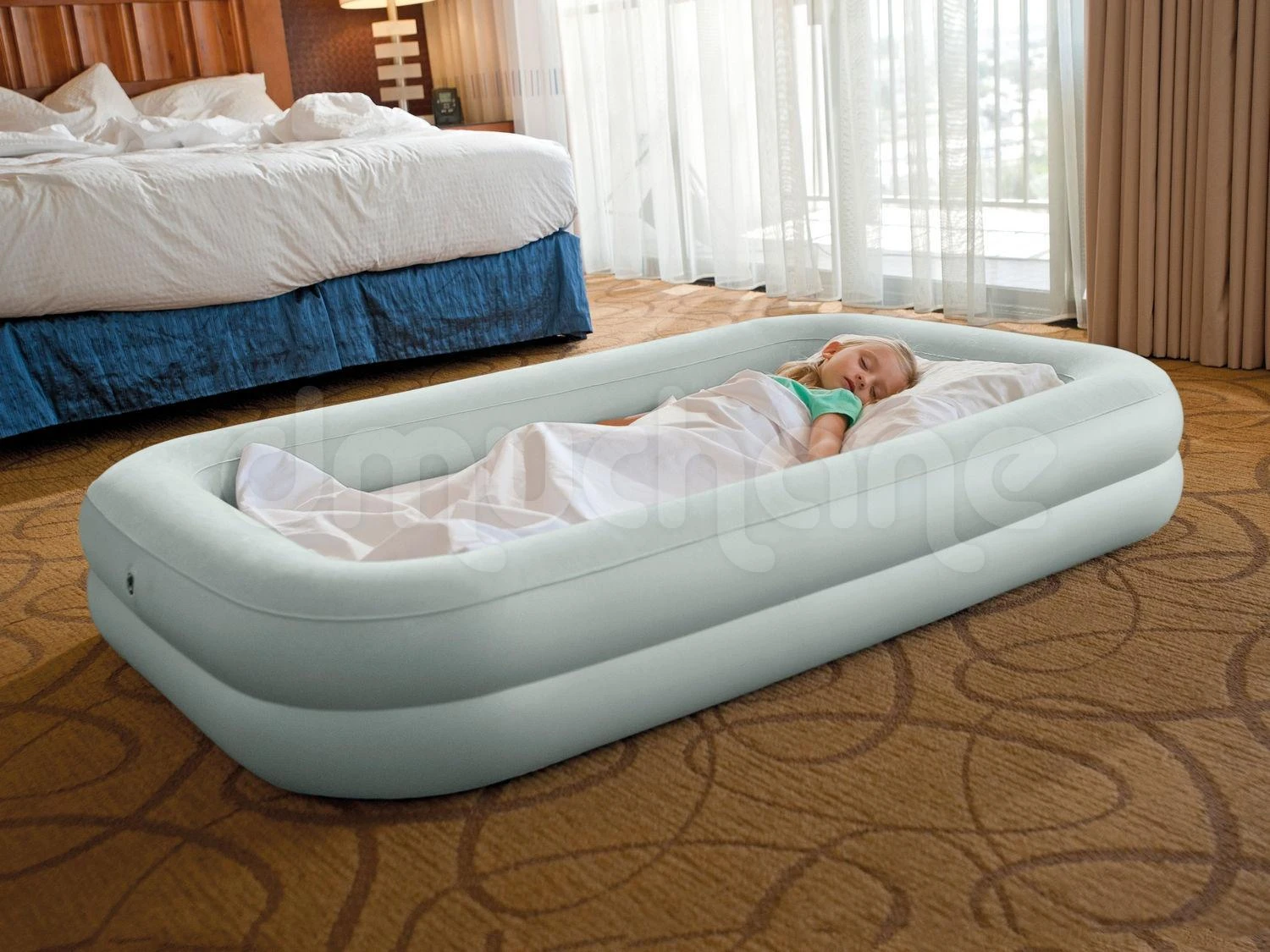 Intex Pripučiamas čiužinys-lova vaikams 66810NP 107x168x25cm 3-6m.