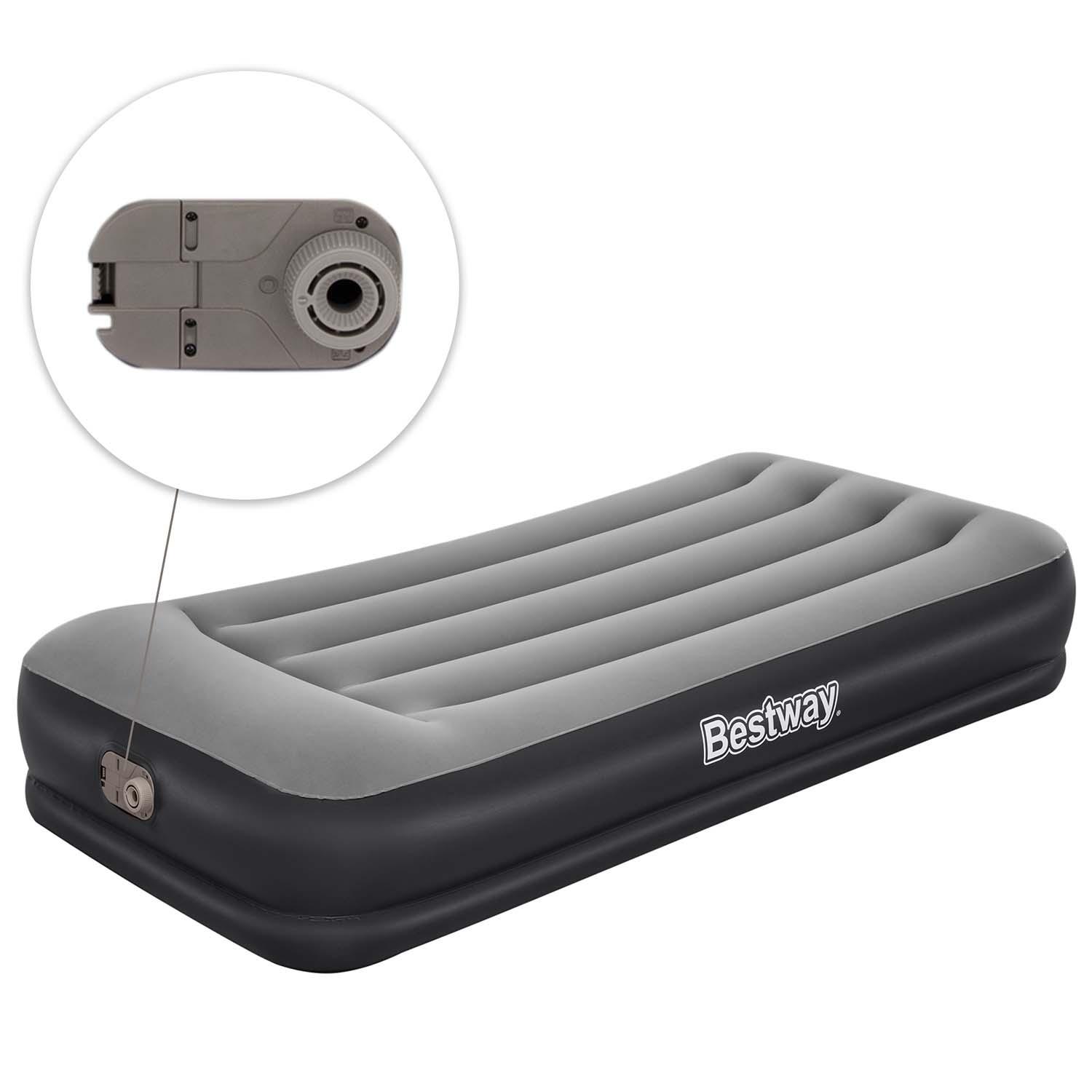 Pripučiamas čiužinys 191x97x36 cm su įmontuotu elektriniu siurbliu Bestway 67723