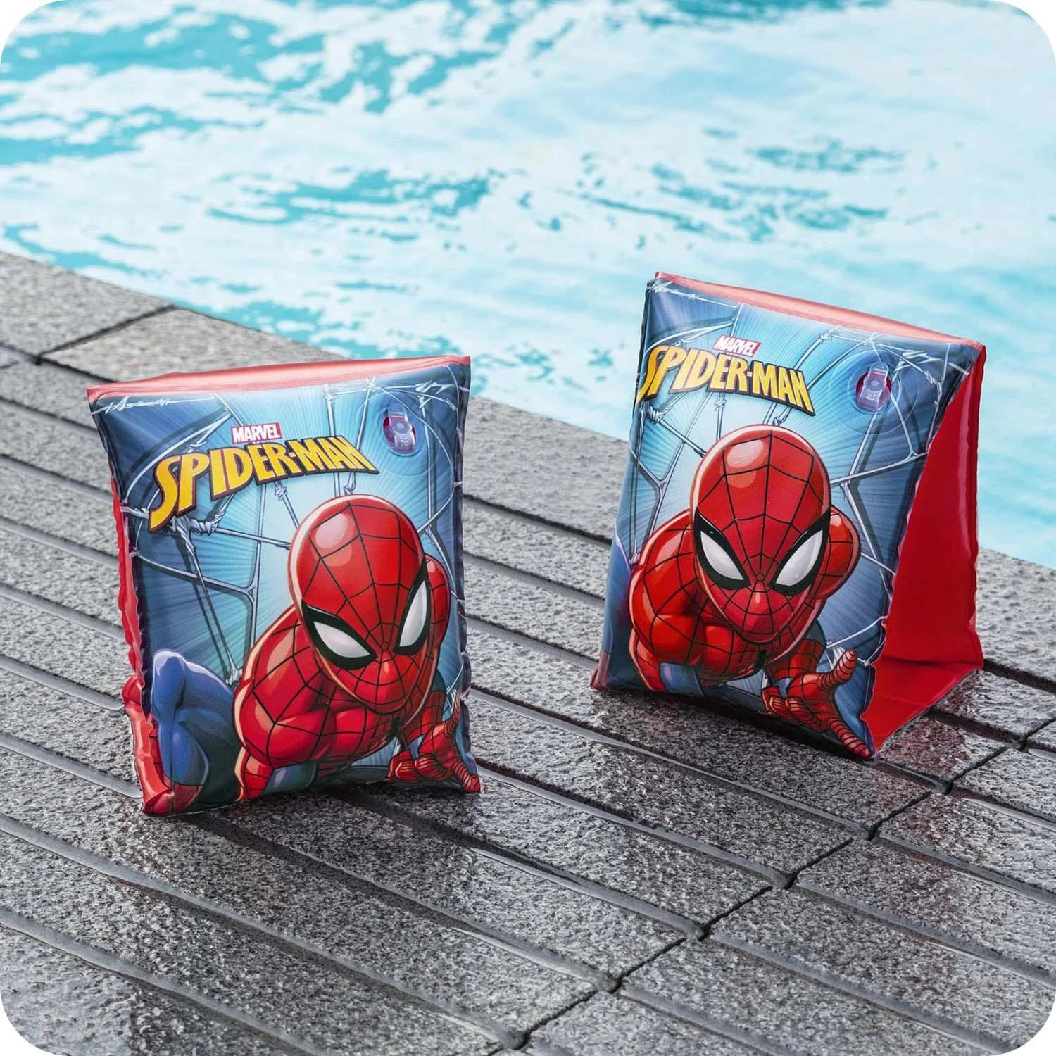 BESTWAY plaukimo rankovės Spiderman 23x15cm, 98001