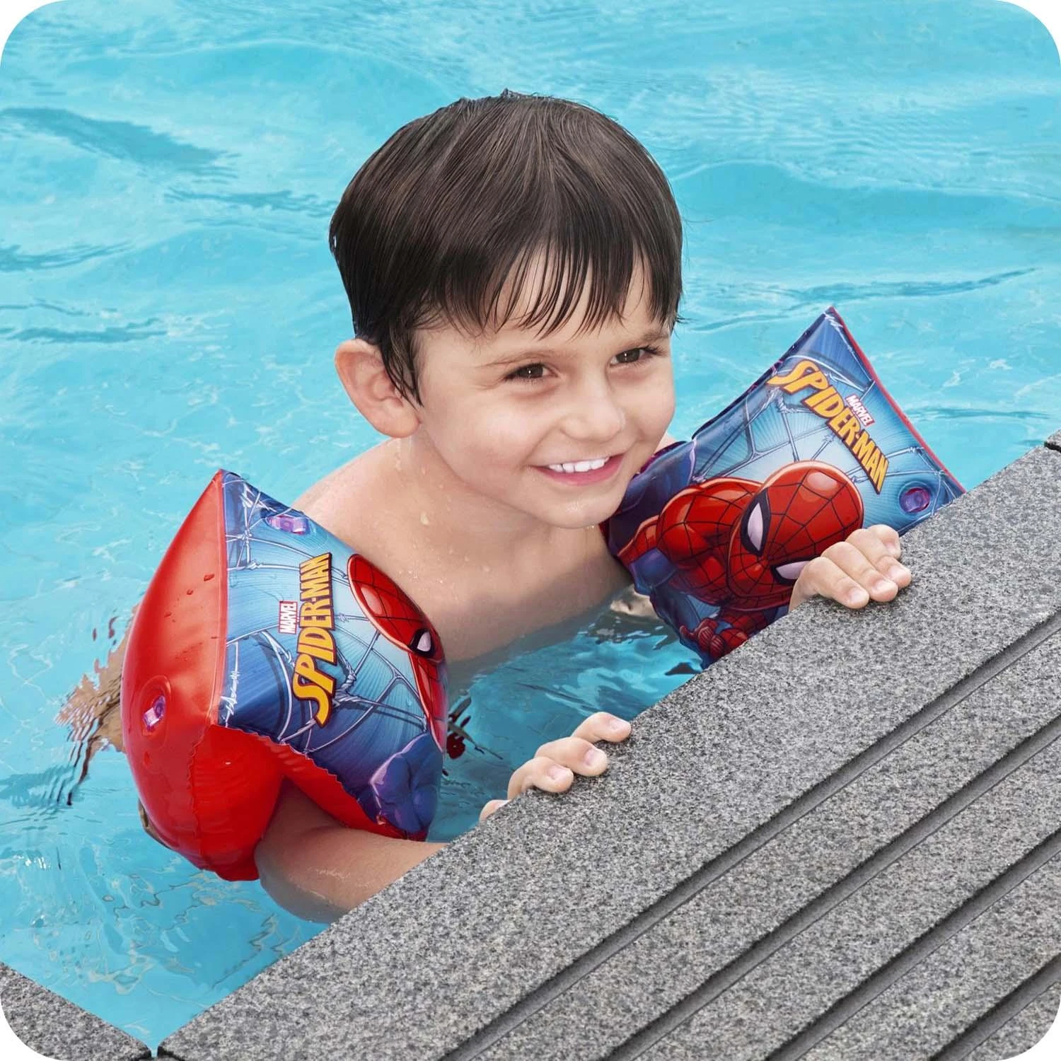 BESTWAY plaukimo rankovės Spiderman 23x15cm, 98001