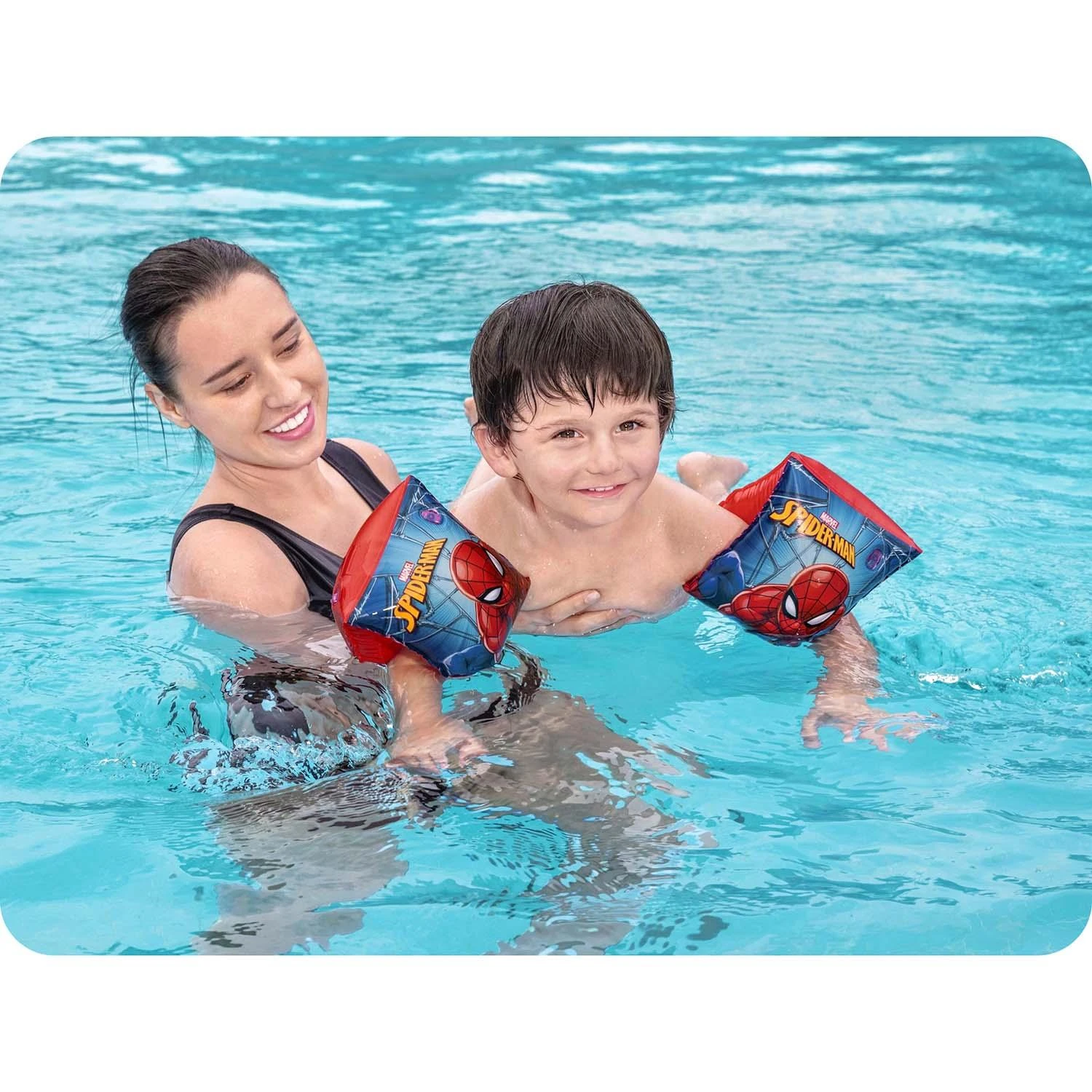 BESTWAY plaukimo rankovės Spiderman 23x15cm, 98001
