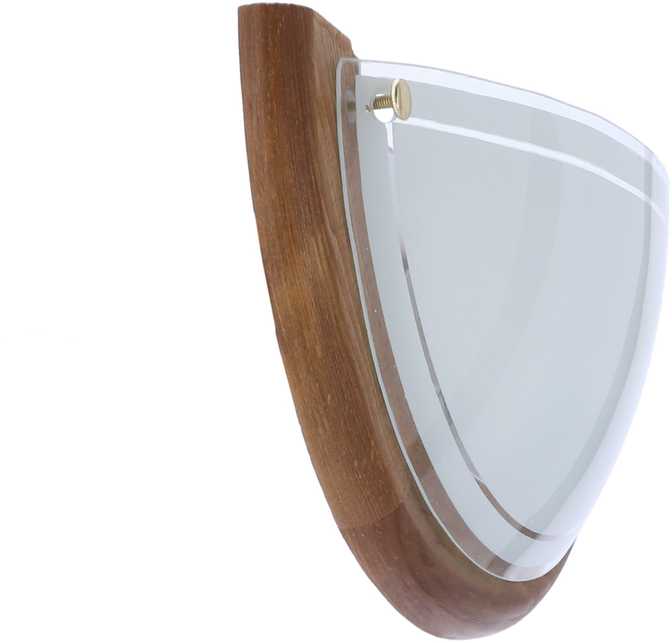 Sieninis šviestuvas Candellux 1030 Plafonas 1/2 Wood Standard 1X60W E27 Ąžuolas