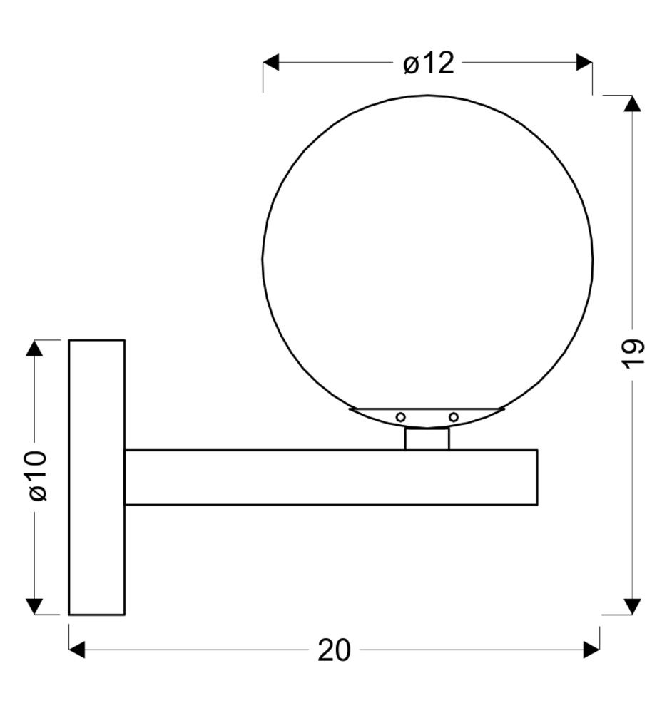 Candellux Sieninis šviestuvas 5521-01221