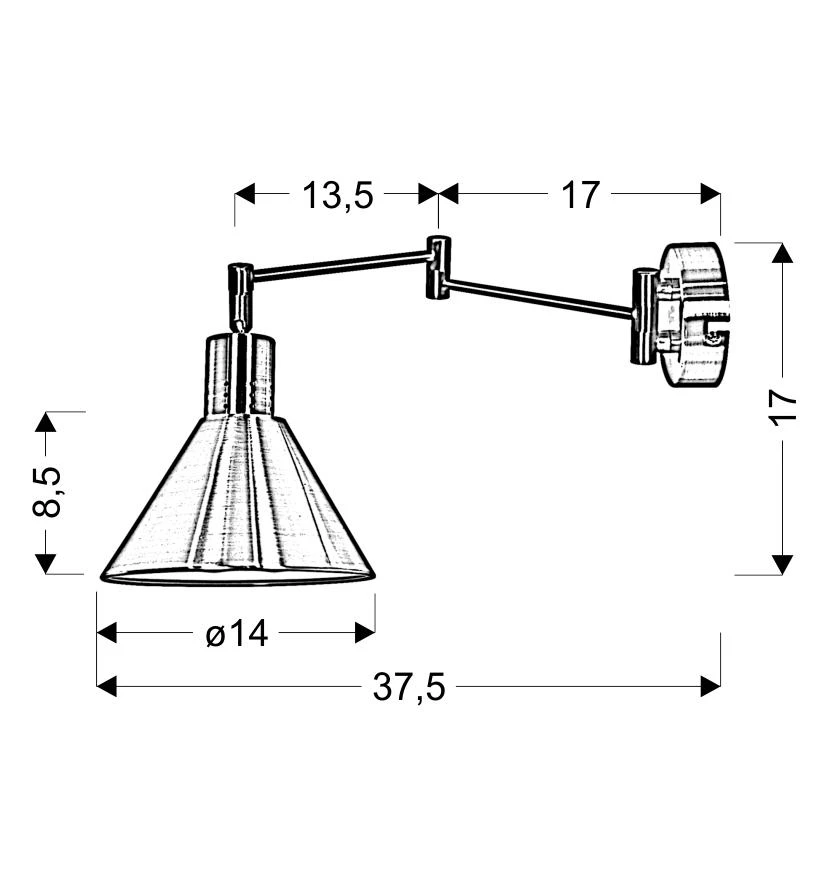 Candellux Sieninis šviestuvas 5521-75444