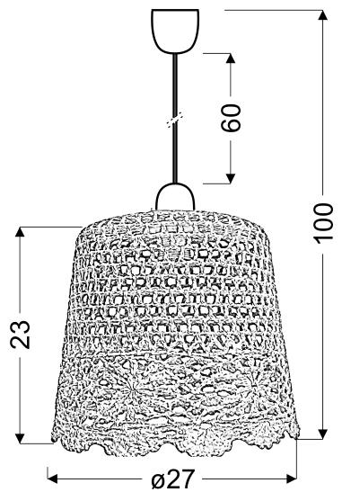 Pakabinamas šviestuvas Candellux Lighting Candellux šviestuvas Nonna