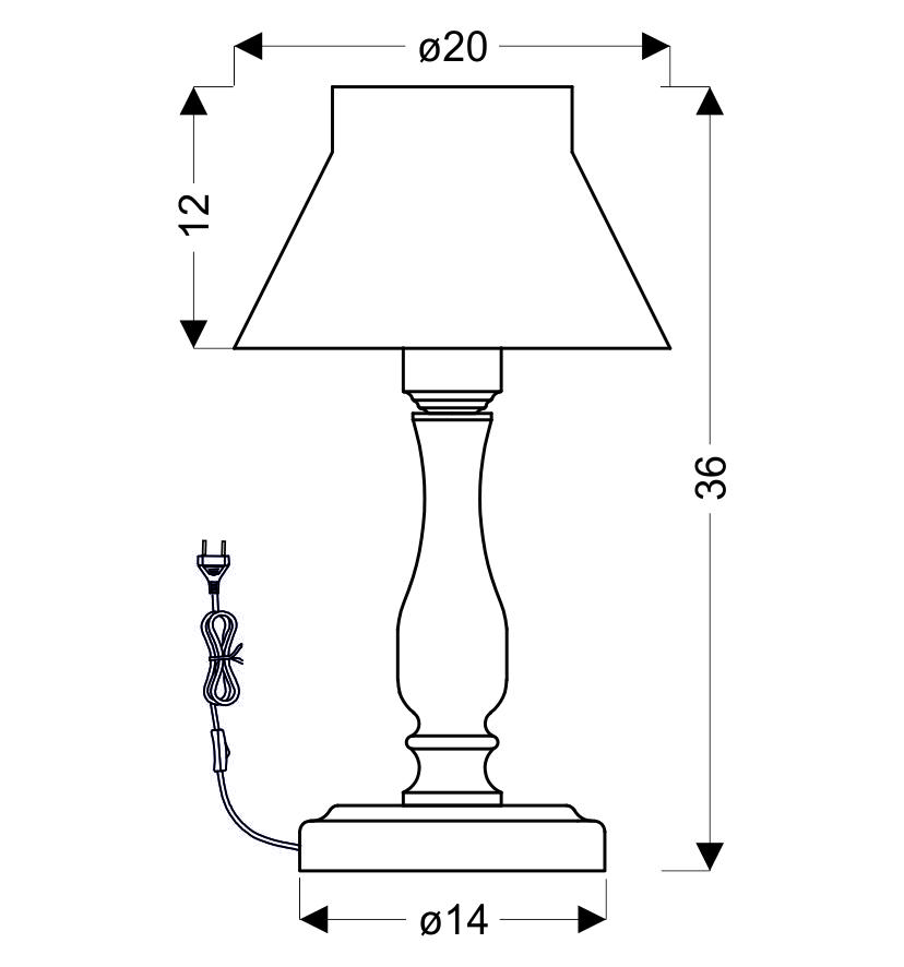 Candellux Stalinis šviestuvas 5541-73815
