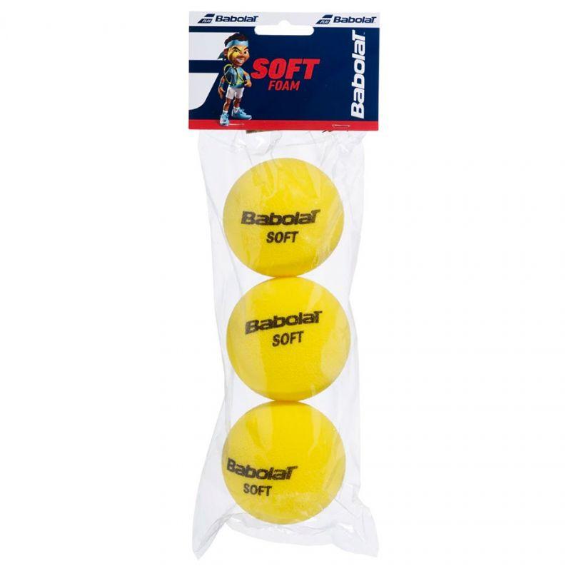 Babolat Soft Foam tennis balls 3 pcs 501058, žema kaina Varle.lt