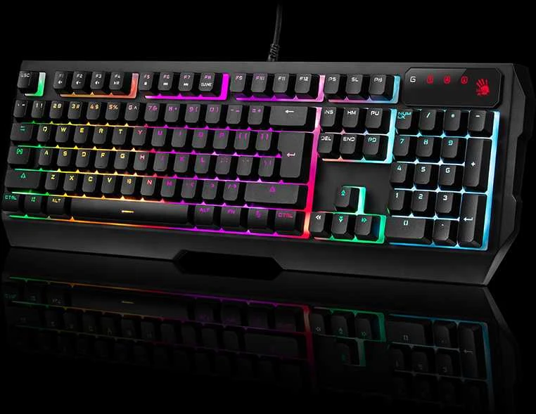 Rinkinys Klaviatūra su pele A4Tech Bloody B1700 su laidu juoda