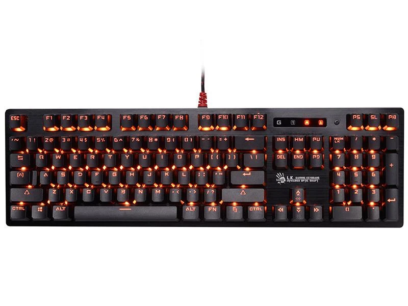 Mechaninė klaviatūra A4Tech Bloody B802R RGB (LK Blue Switch)
