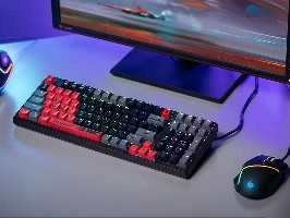 Klaviatūra žaidimams A4Tech Bloody S98 Sports BLMS Raudona Plus su laidu mechaninė su pašvietimu juoda