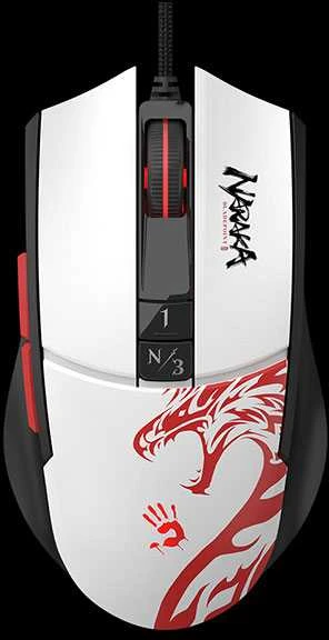 Pelė A4Tech Bloody L65 MAX RGB Naraka, modelis - A4TMYS47526, žema ...