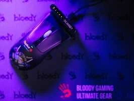 Pelė Myszka žaidimams A4Tech Bloody R73 ULTRA DUO belaidė 20000 dpi optinė juoda