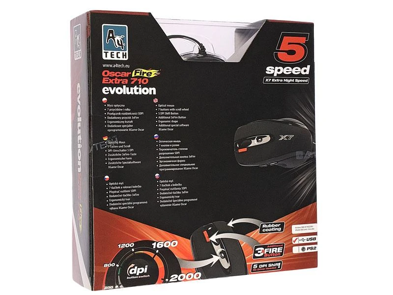 A4Tech A4TMYS27923 Pelė XGame Opto Oscar X710