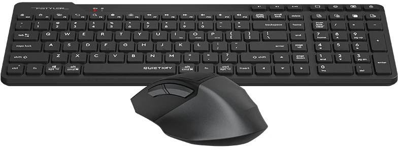 Rinkinys Klaviatūra ir pelė A4Tech FStyler FB2800C AIR2 2.4G Juodas