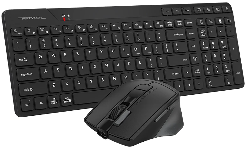 Rinkinys Klaviatūra ir pelė A4Tech FStyler FB2800C AIR2 2.4G Juodas