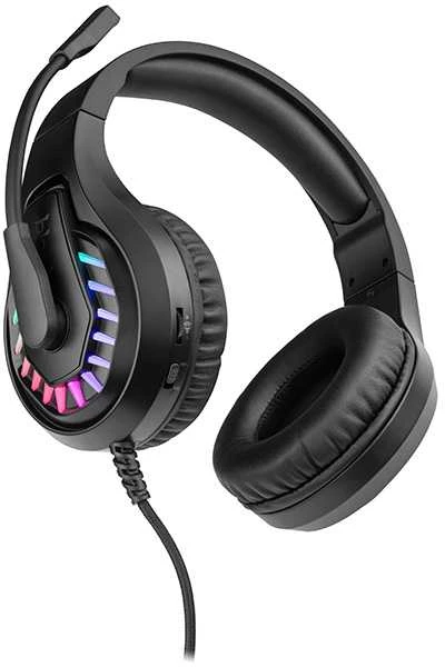 A4Tech Bloody G230 ausinės su mikrofonu, przewodowa, juoda, ausinės, USB