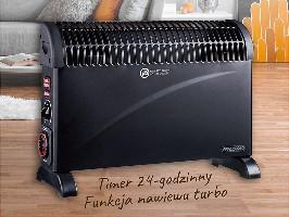 Mesko | Konvektorius šildytuvas su laikmačiu ir turbo ventiliatoriumi | MS 7741b | Konvekcinis šildytuvas | 2000 W | Galios lygių skaičius 3 | Juodas