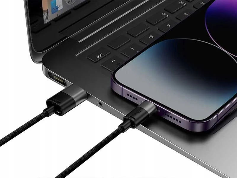 3in1 USB laidas Baseus StarSpeed Series, USB-C + Micro + Lightning 3.5A, 1.2m (juodas)
