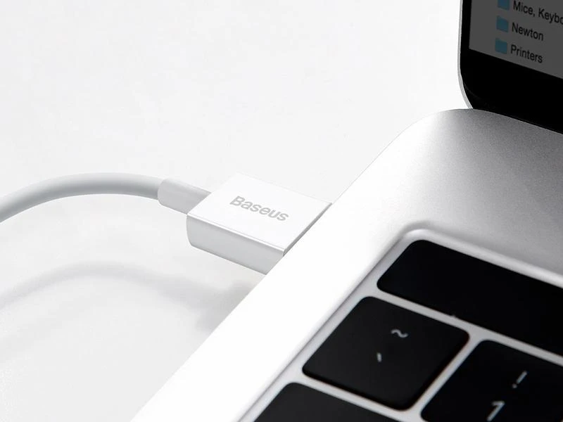 USB kabelis Baseus Superior iš USB į Lightning 2.4A 1.5m baltas CALYS-B02