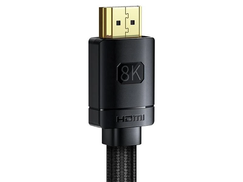 Kabelis HDMI-HDMI kištukai 2.0m (HDMI 2.1) juodas 8K 60Hz 48Gbps / 4K 120Hz, BASEUS