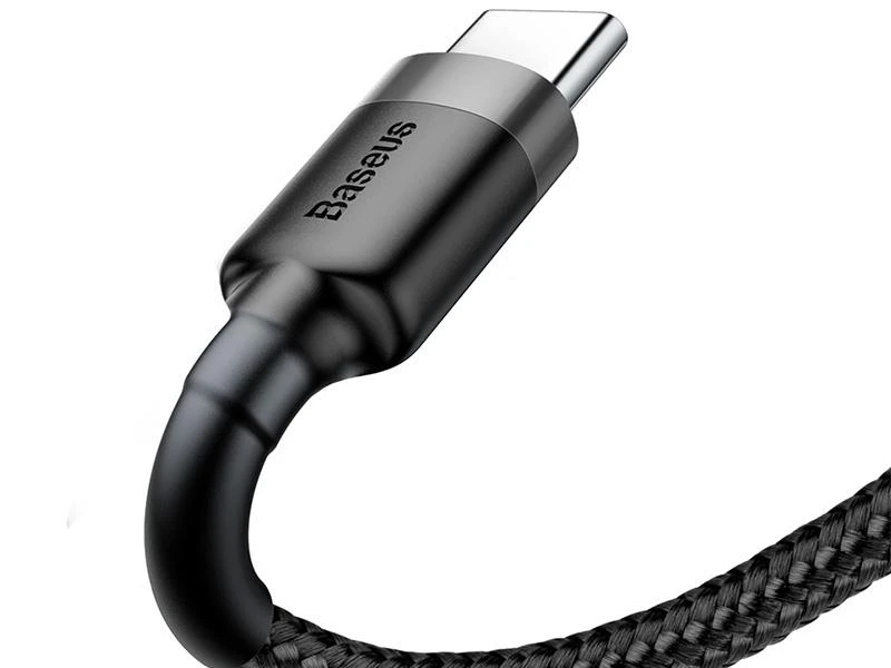 Baseus Cafule kabelis USB-C 3A 0.5m - Pilkas / Juodas