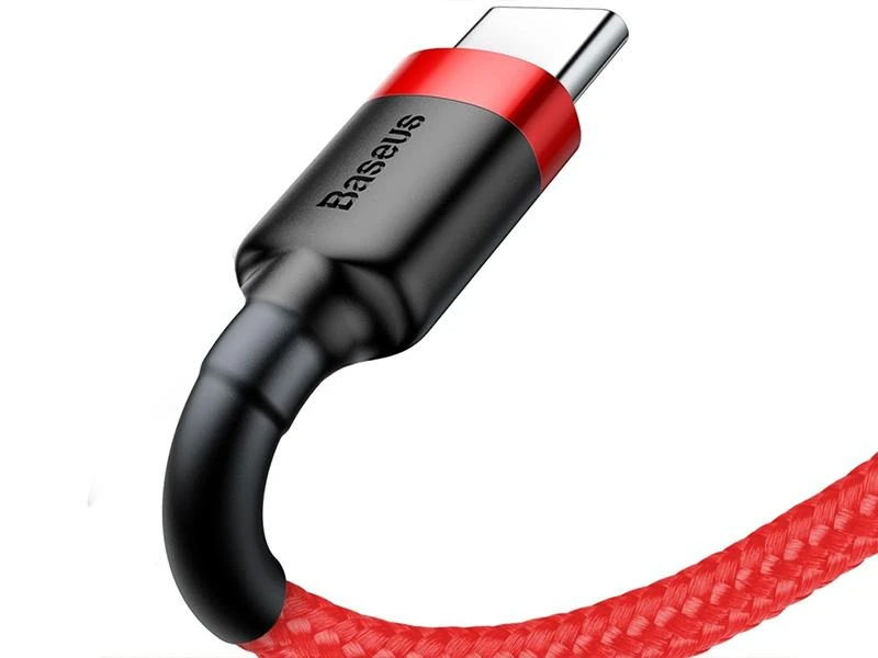 Baseus Cafule kabelis USB-C 3A 1m - Raudonas