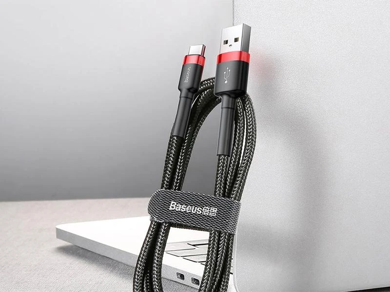 Baseus Cafule kabelis USB-C 2A 2m - Raudonas / Juodas