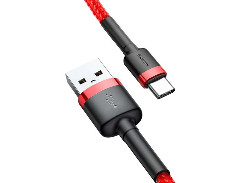 Baseus Cafule kabelis USB-C 2A 2m - Raudonas