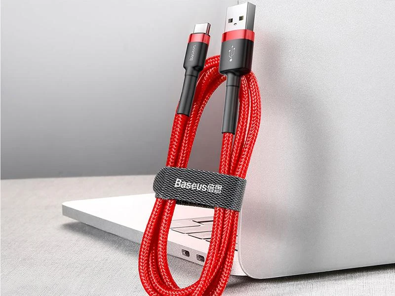 Baseus Cafule kabelis USB-C 2A 2m - Raudonas