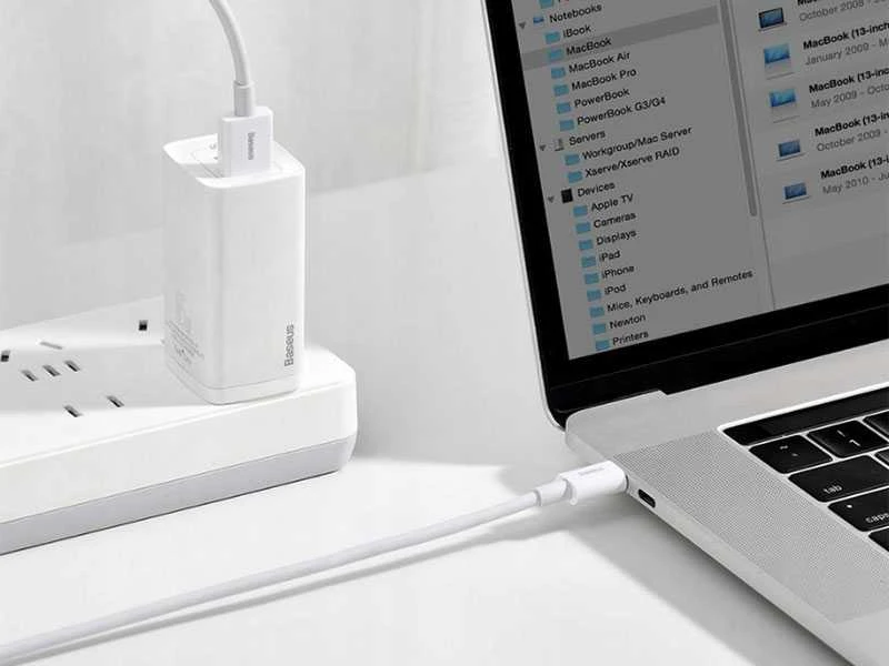Kabelis USB A - USB C 66W 1.0m baltas (netinka iPhone 15 įkrovimui) Superior BASEUS