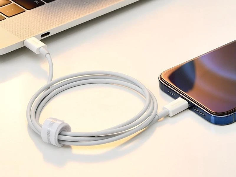 Kabelis  CABLE LIGHTNING TO USB 2M/Baltas CALYS-C02 BASEUS