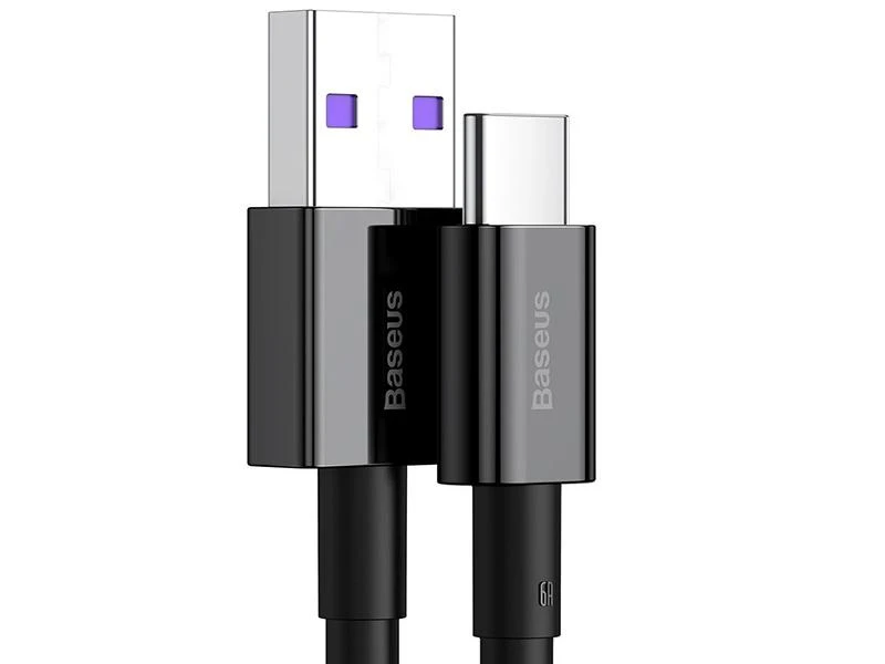 USB kabelis Baseus Superior iš USB į Type-C 66W 1.0m juodas CATYS-01