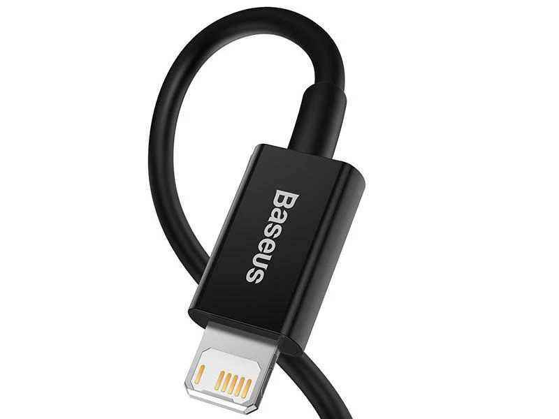 Baseus Superior Series USB - Lightning laidas 2.4A 2m - Juodas