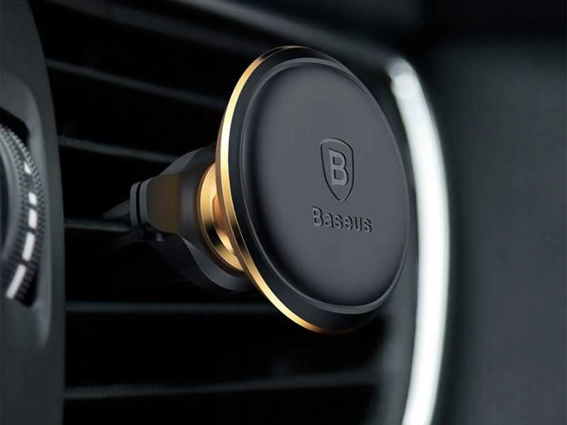 Automobilinis BASEUS magnetinis telefono laikiklis Auksinis