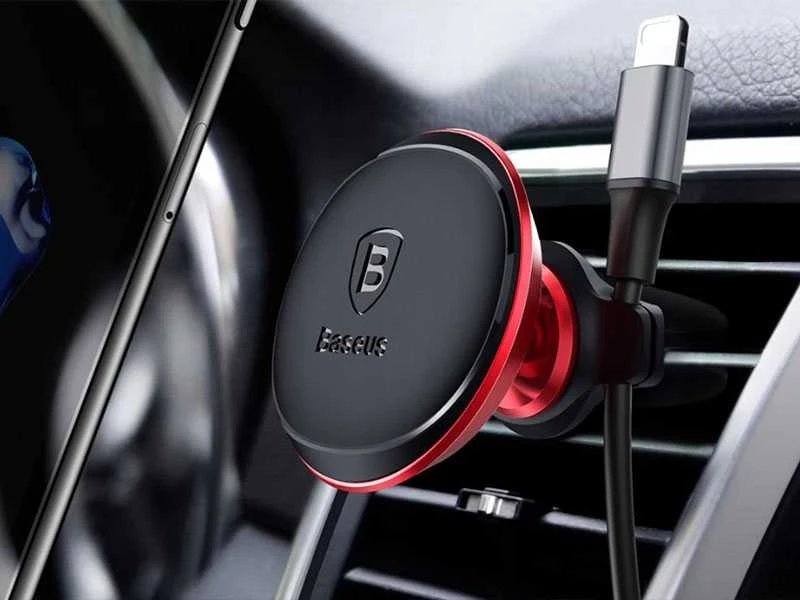 Automobilinis BASEUS magnetinis telefono laikiklis Auksinis