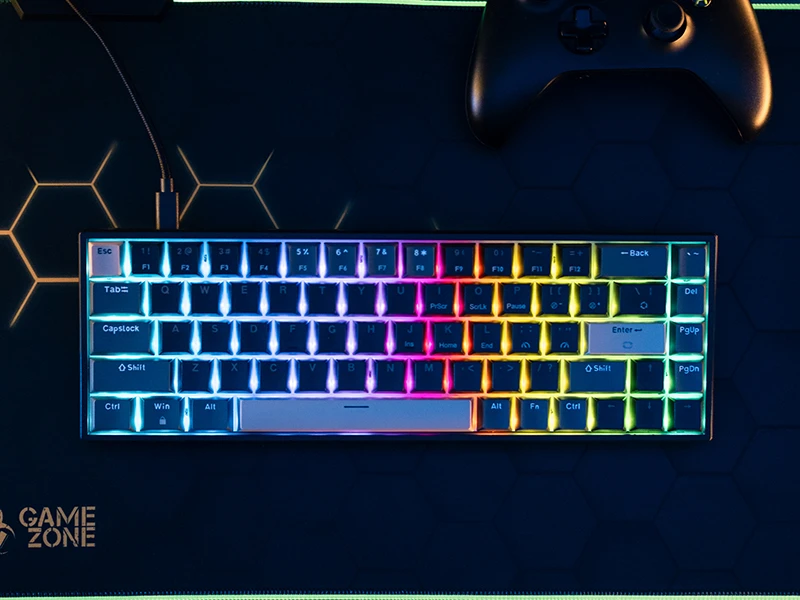 Klaviatūra TRACER GAMEZONE MAGNET 68 RGB USB
