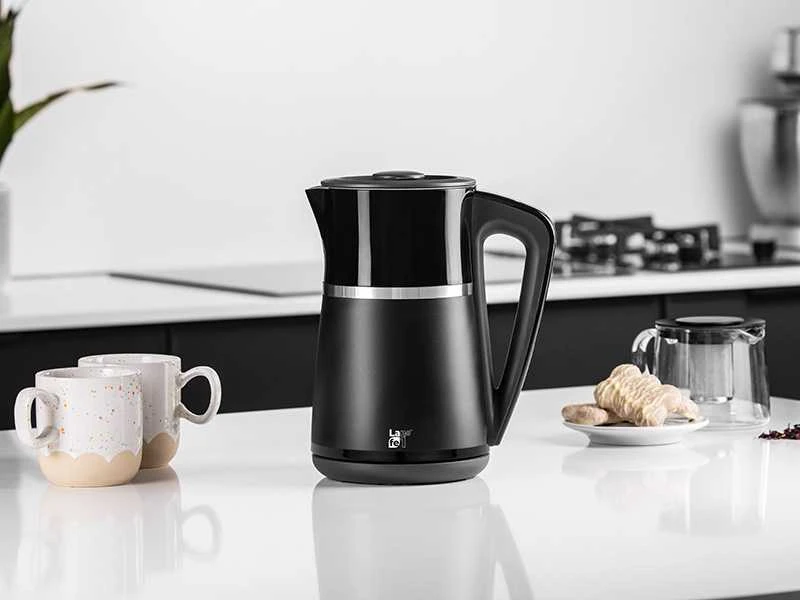 Elektrinis Virdulys - LAFE CEG020 1,7L 2200W Temperatūros kontrolė Juodas