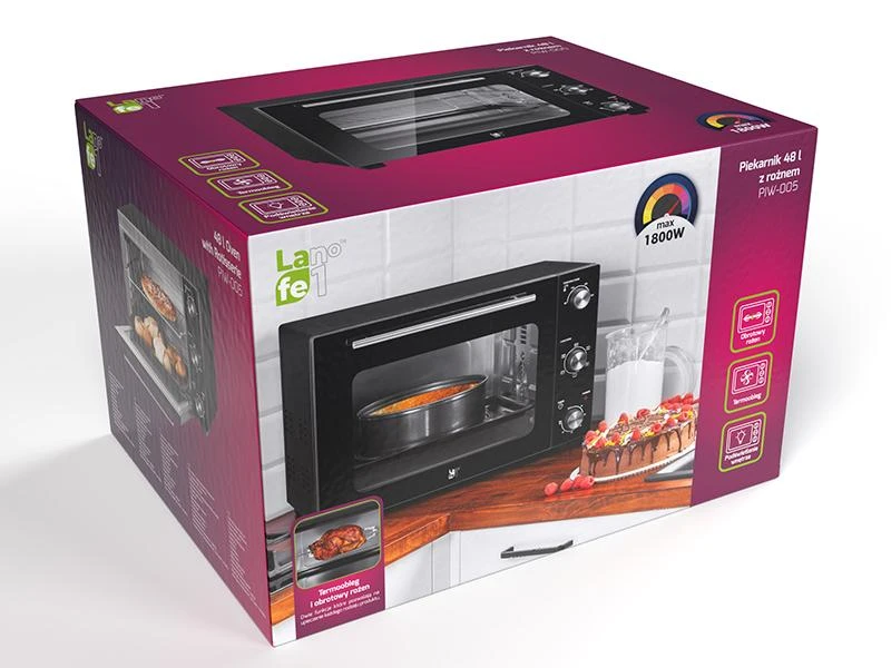 Mikrobangų krosnelė Mini krosnelė Lafe LAFPIE46772