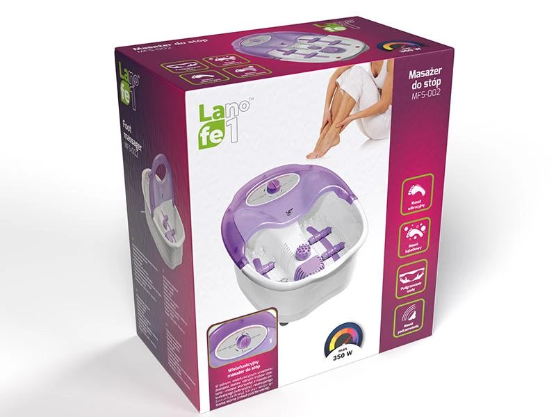 Lafe FootSpa balta ir-violetinė
