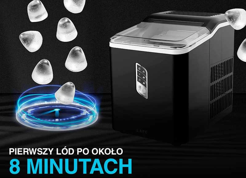 Lafe Ice Twist Pro – juodas ledo gaminimo aparatas