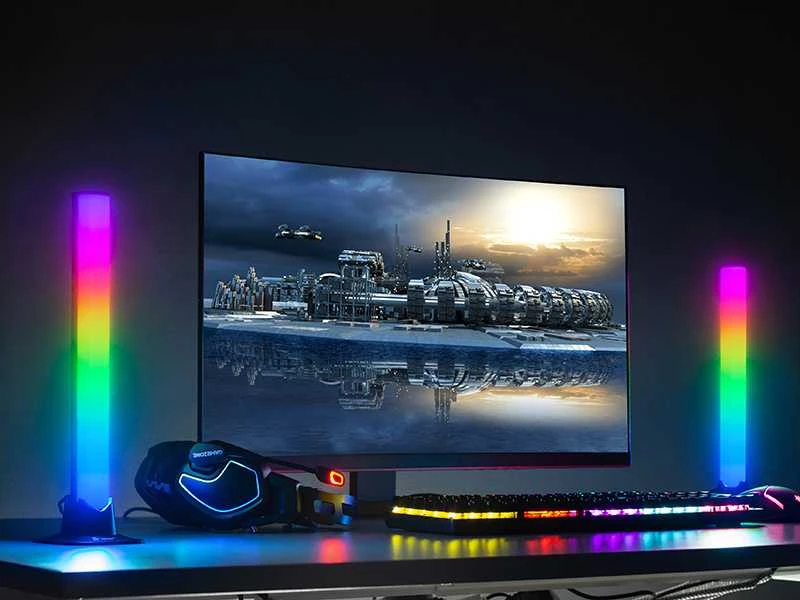 Sieninis šviestuvas TRACER Smart Desk RGB Tuya App lempų rinkinys