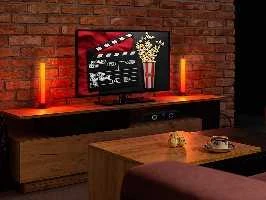 Sieninis šviestuvas TRACER Smart Desk RGB Tuya App lempų rinkinys