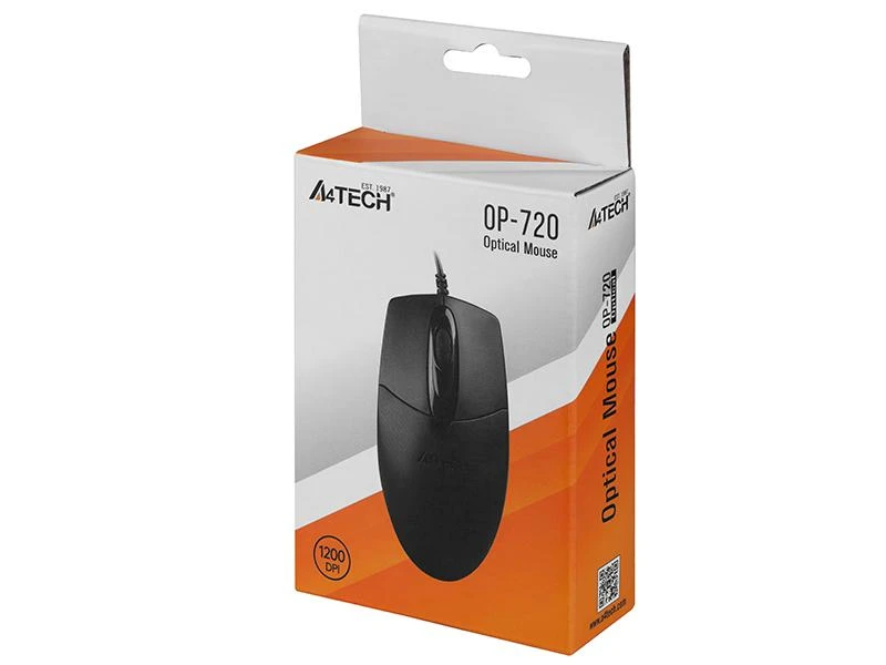 A4Tech A4TMYS43754 Pelė OP-720 Juodas USB