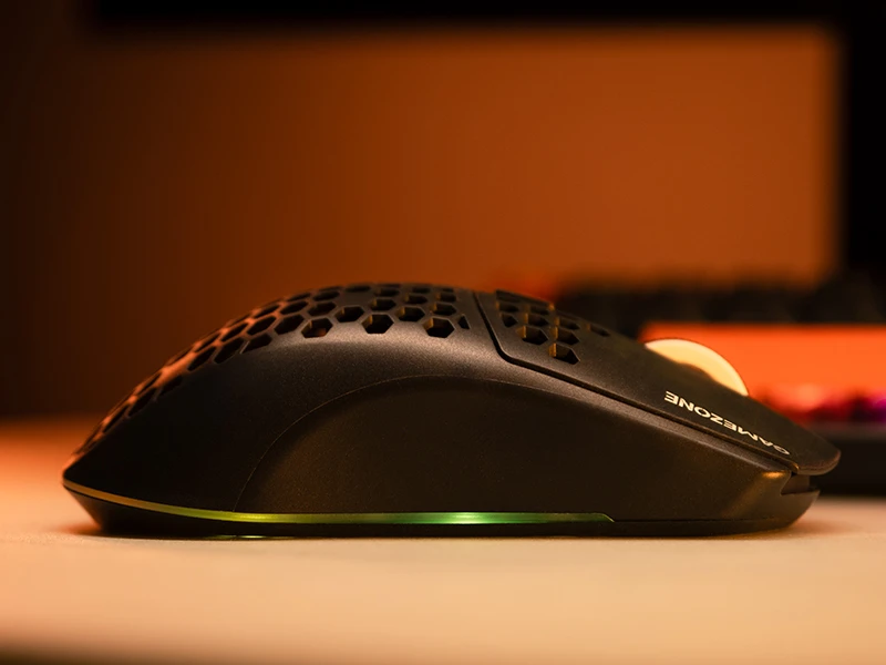 Pelė TRACER GAMEZONE INTENSE RGB korio formos RF pelė (2.4G+BT)