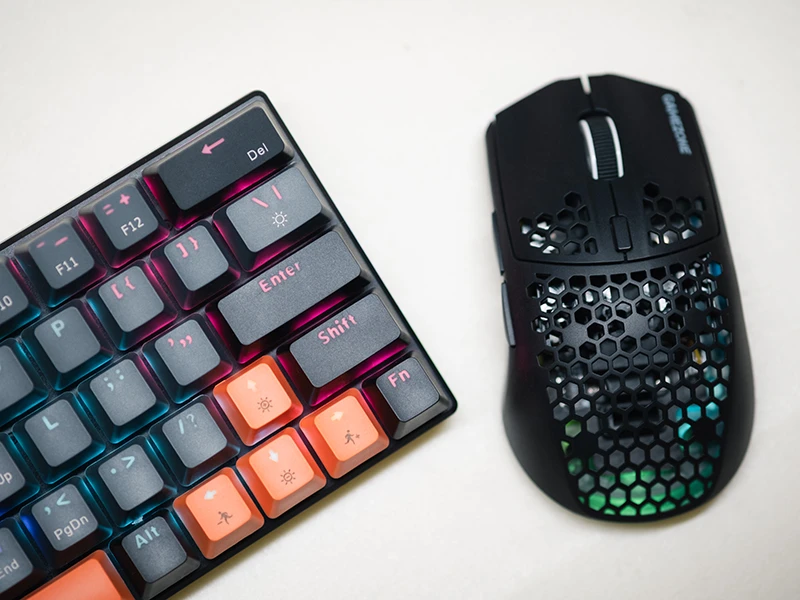 Pelė TRACER GAMEZONE INTENSE RGB korio formos RF pelė (2.4G+BT)