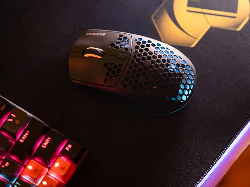Pelė TRACER GAMEZONE INTENSE RGB korio formos RF pelė (2.4G+BT)